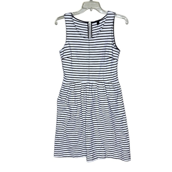 J.Crew Nautical Stripe Sleeveless A-Line Dress - Picture 1 of 6